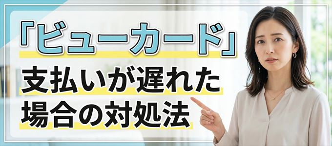 ビューカードの支払いが遅れた場合の対処法