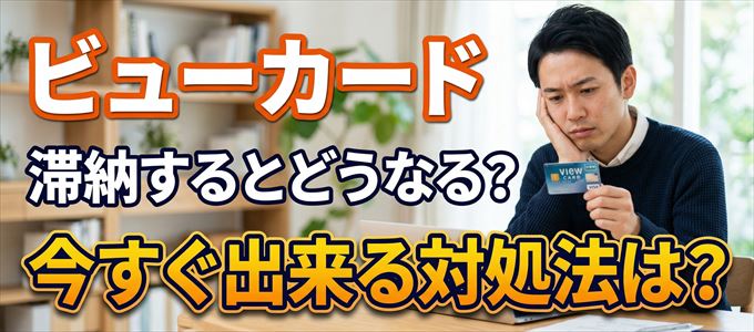 ビューカードの支払いを滞納した場合の対処法は？